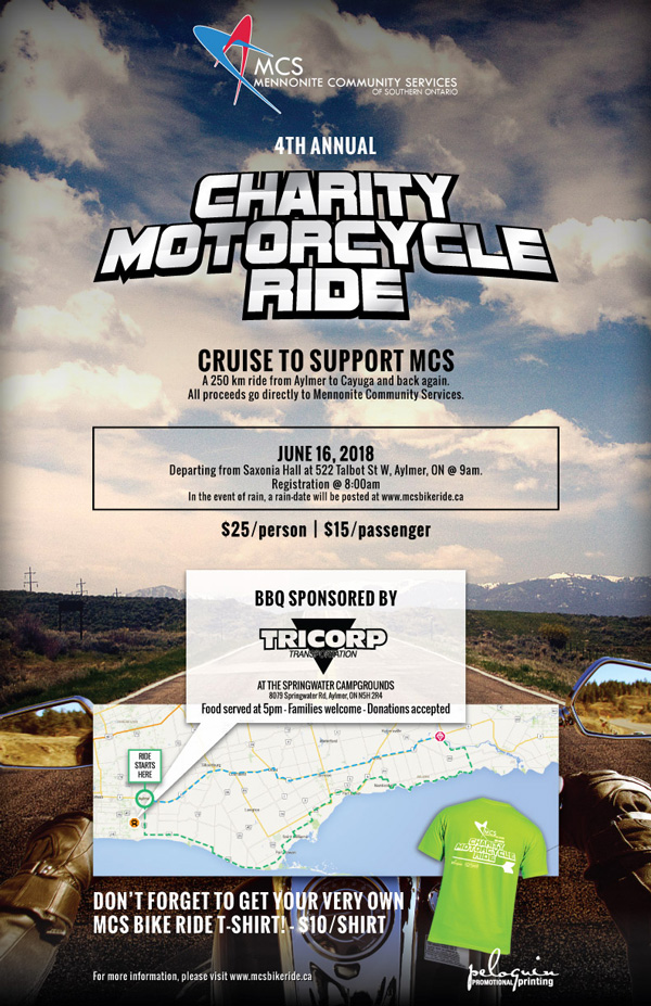 MCS Bike Ride Charity Motorcycle Ride
